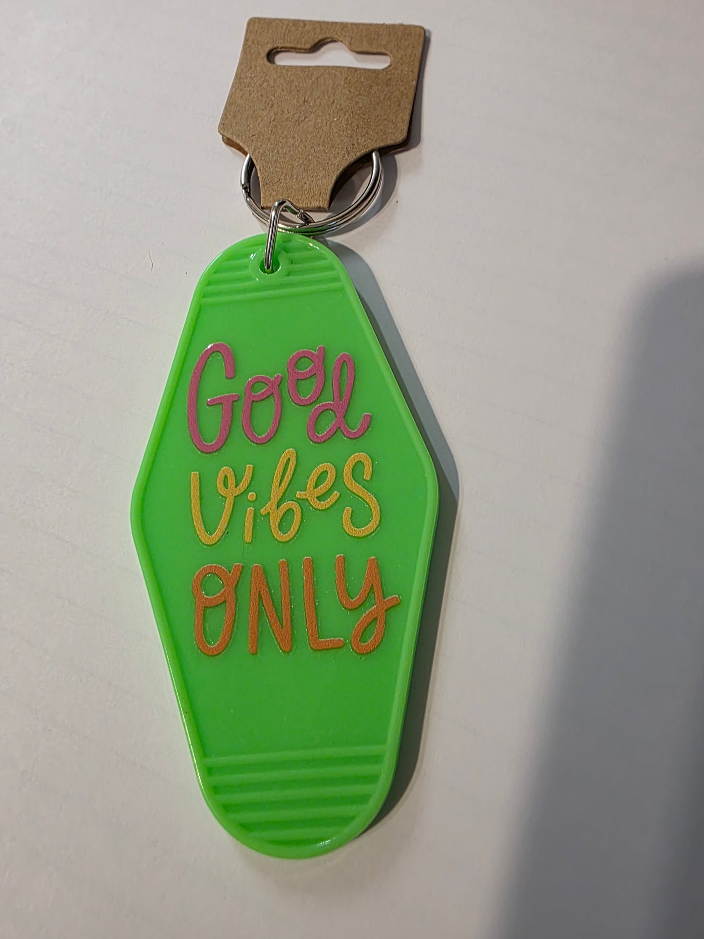 Good Vibes Only (Green) Keychain