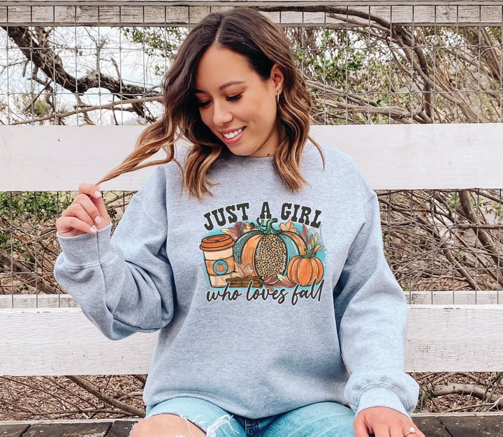 Just A Girl Who Loves Fall Sweatshirt