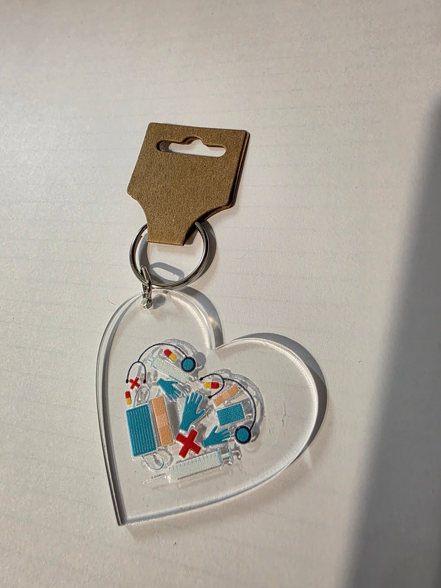 Nurse Stuff Heart Keychain