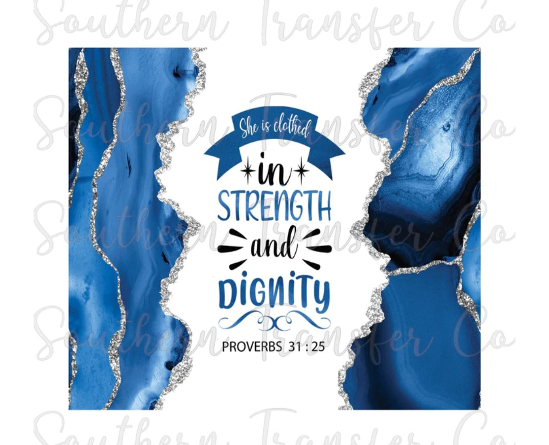 Strength & Dignity Tumbler