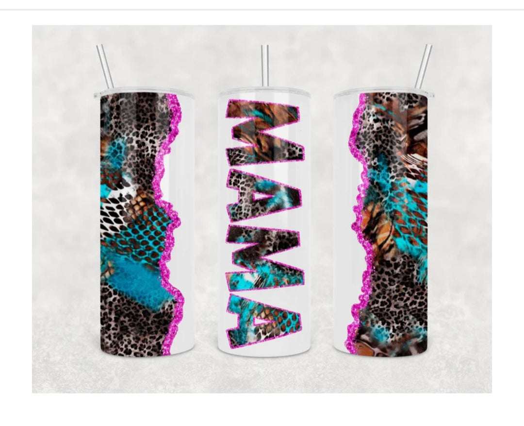 Mama Snake Skin Tumbler