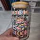 Reading Helps You Bloom Glass Tumbler