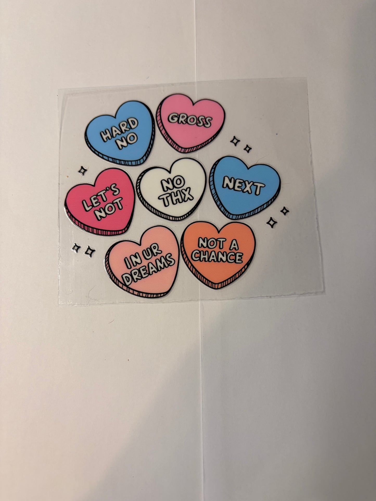 Hearts with Sayings