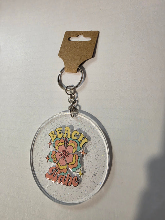 Beach Babe Keychain