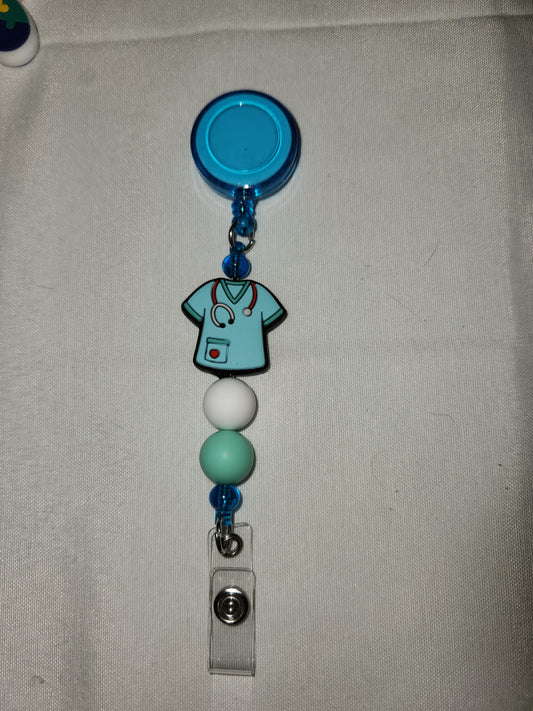 Beaded Badge Reel