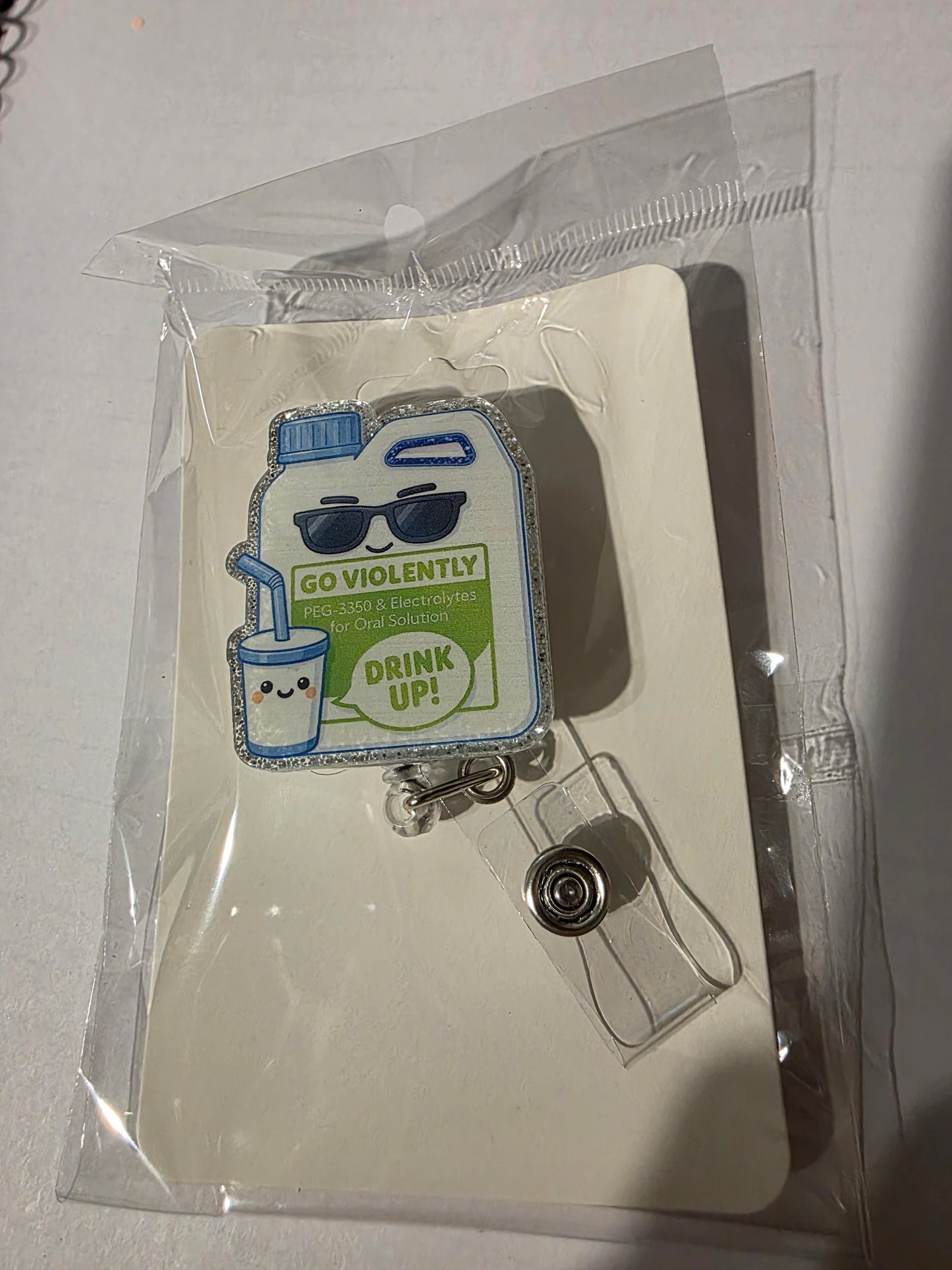 Drink Up Badge Reel