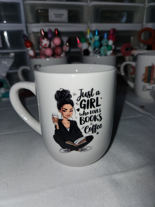 Just a Girl Who loves Books Coffee Mug