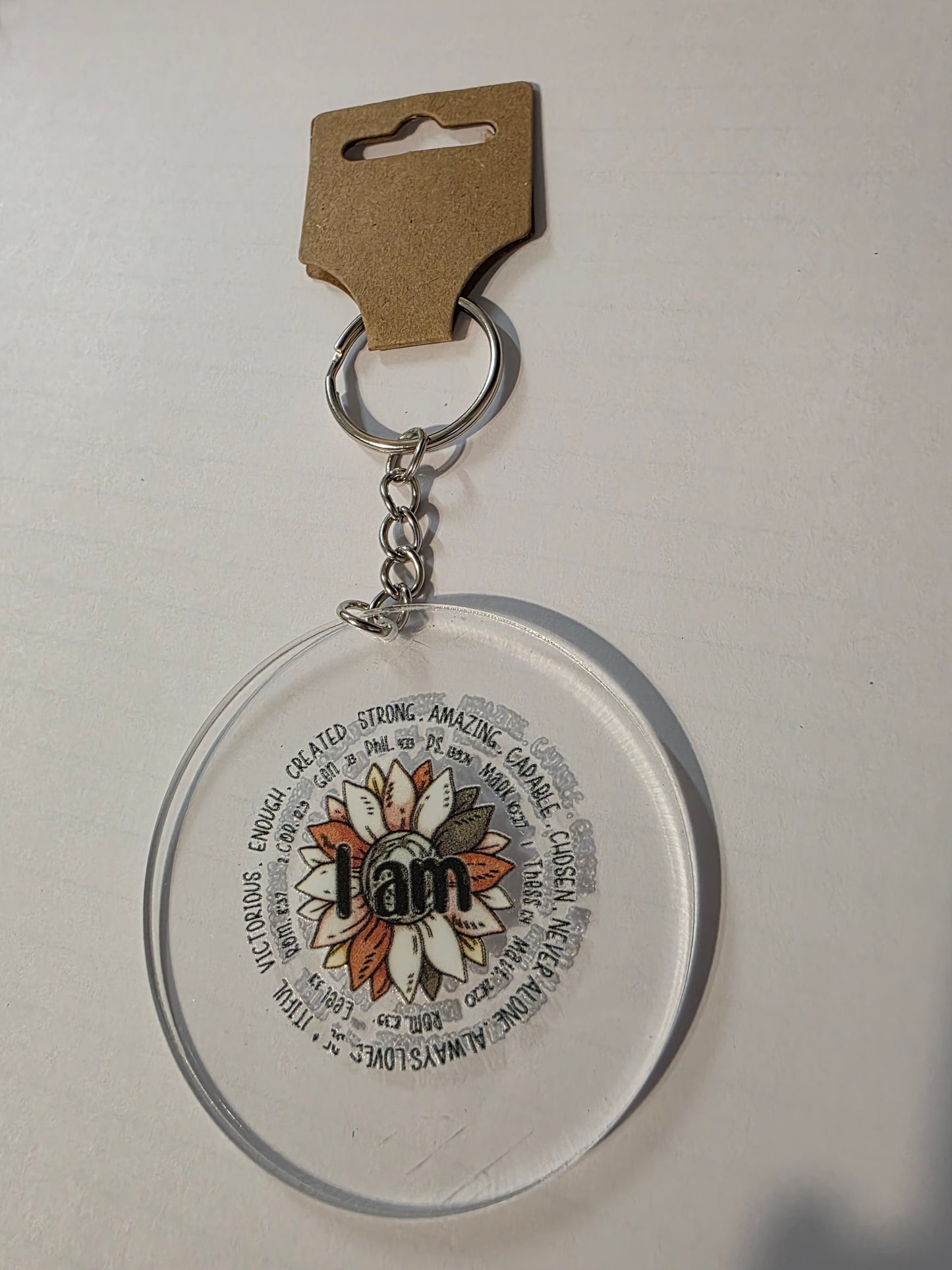 I Am Faith Keychain