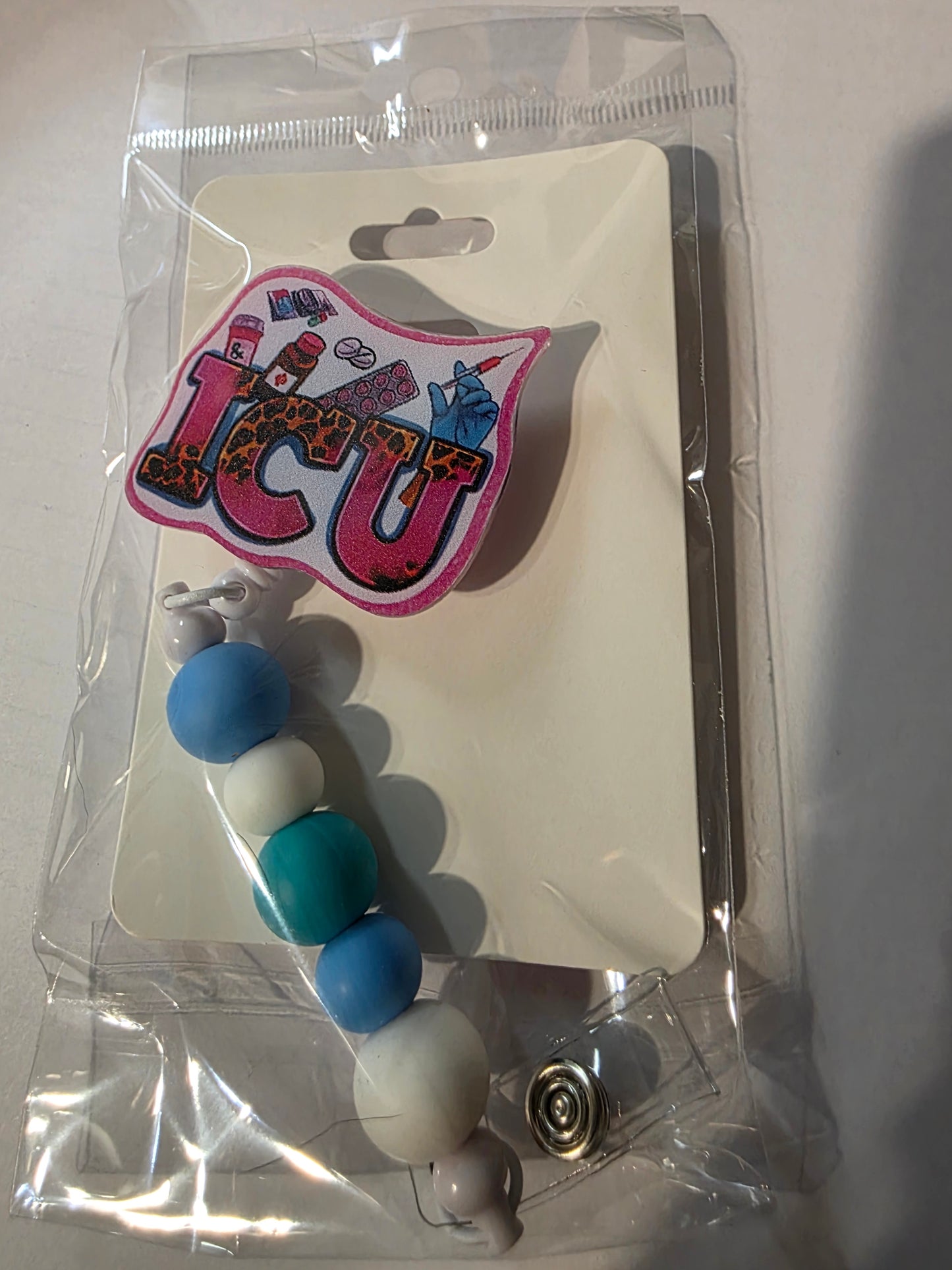 ICU Nurse Badge Reel