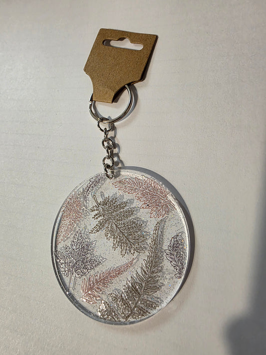 Vintage Leaves Keychain