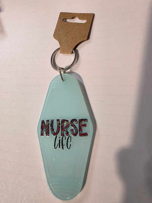 Nurse Life (Blue) Keychain