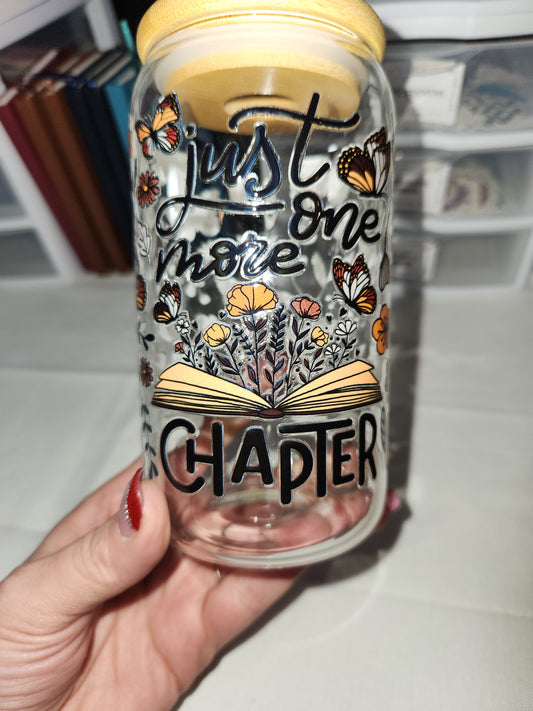 One More Chapter Glass Tumbler