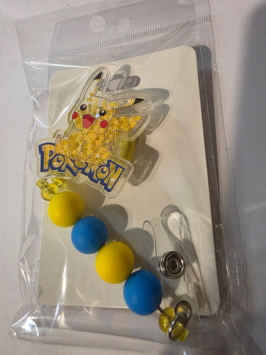 Pikachu Shaker Badge Reel