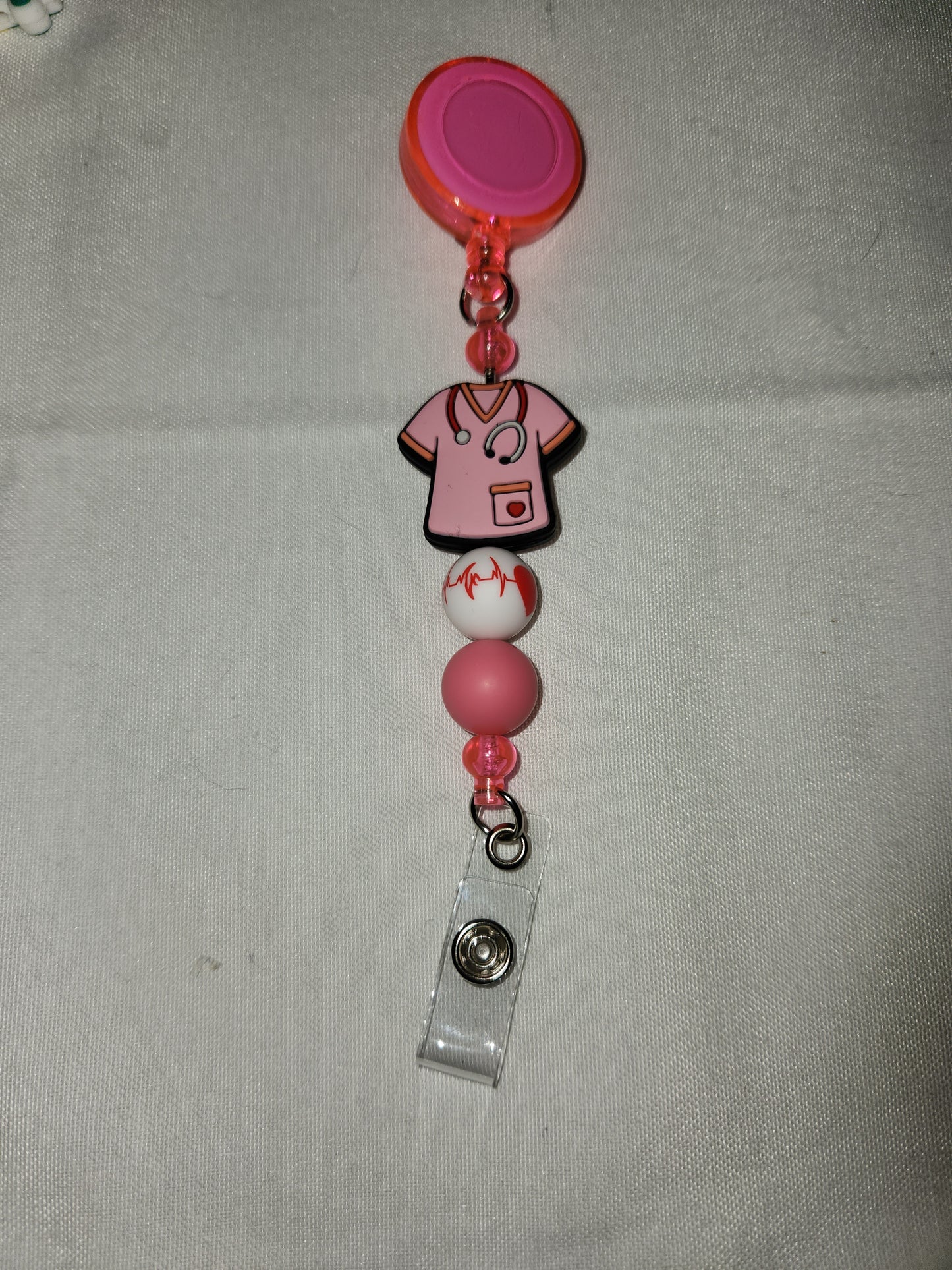 Beaded Badge Reel