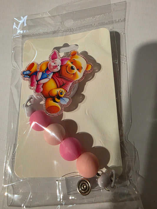 Pooh & Piglet Badge Reel