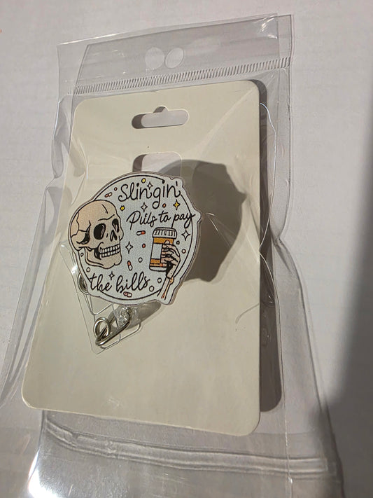 Slingin' Pills Badge Reel