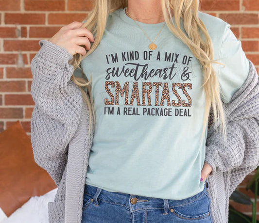 Mix Of Sweetheart & SmartAss T Shirt