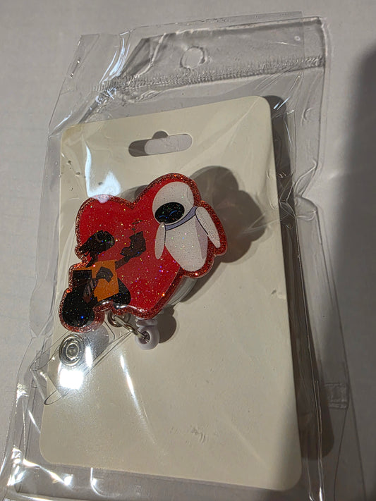 Cartoon Robot Badge Reel