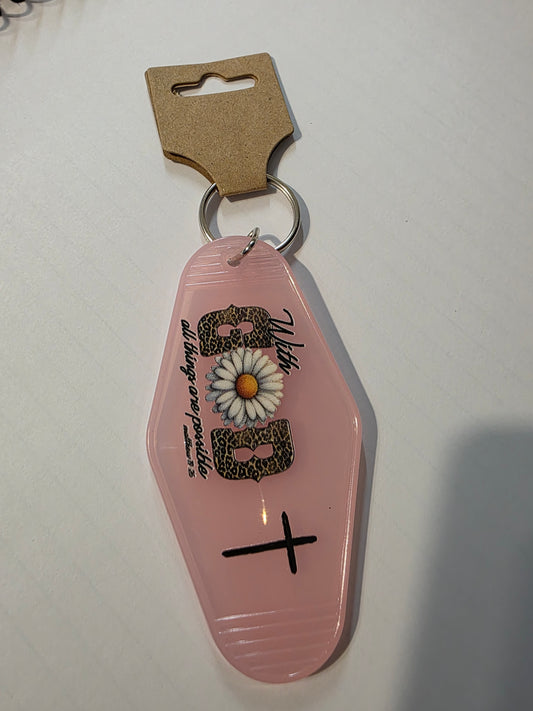 With God Keychain